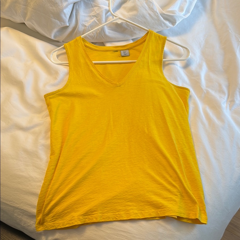 Yellow Sleeveless Top